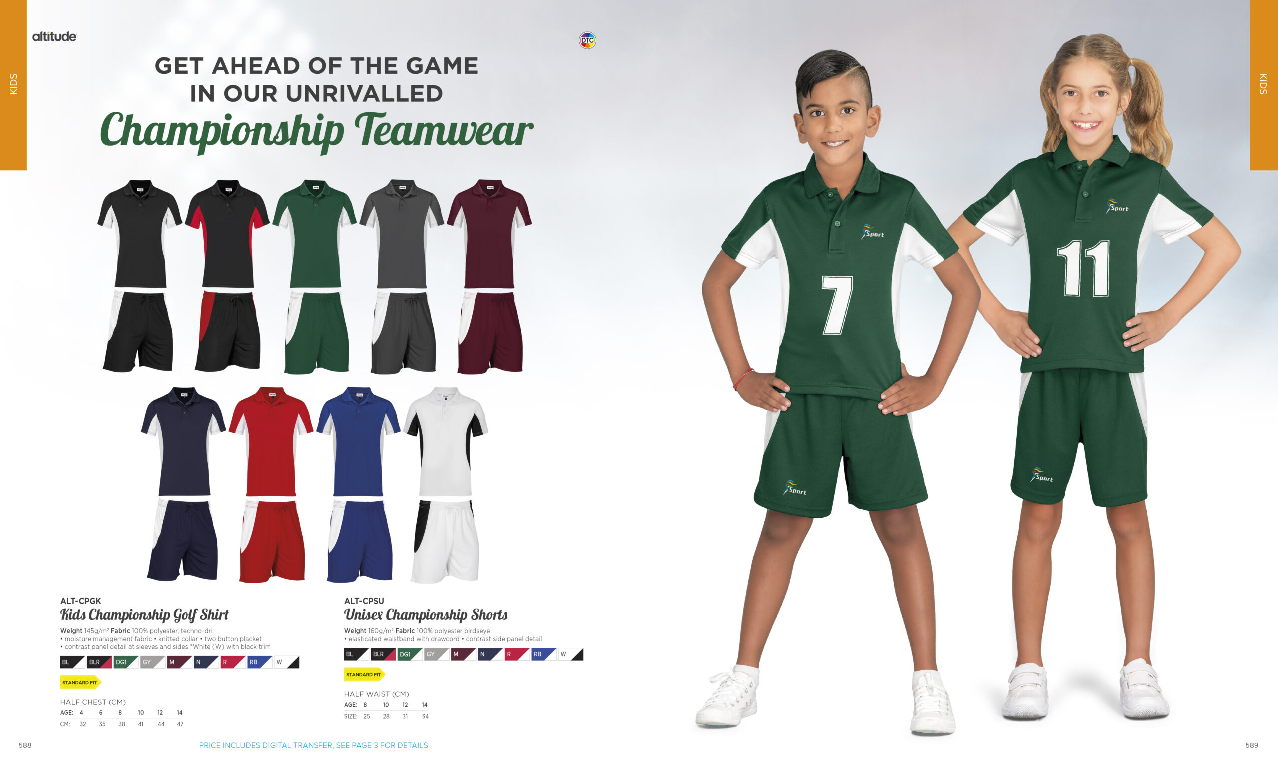 Kids Championship Golf Shirt